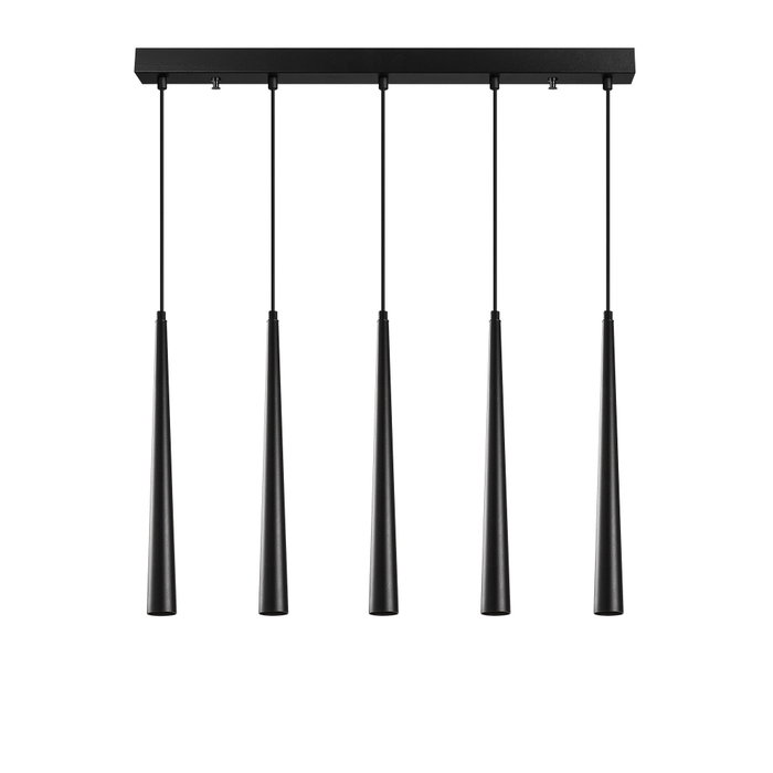 Opviq Lámpara de araña Uğur - 6075 Negro Opviq Lámpara de araña Uğur - 6075 Negro